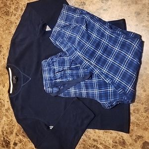 Izod 2 Pc Set Men's Sleepwear Size S